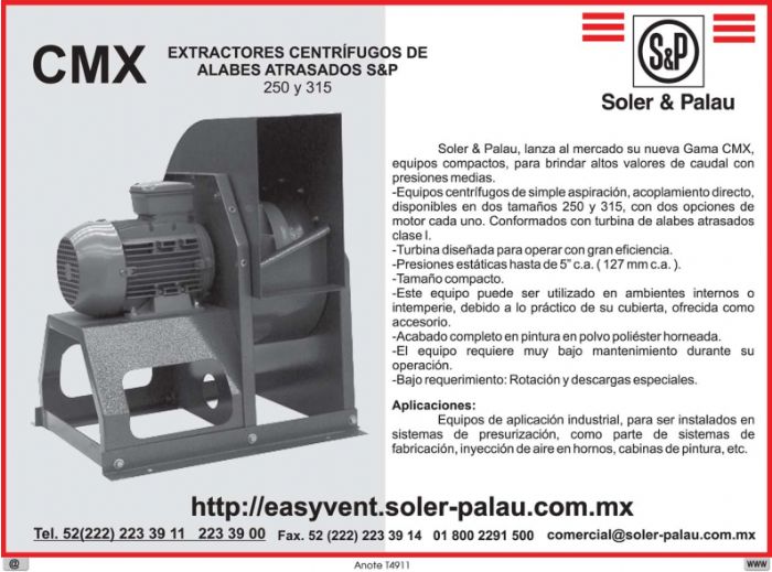 Extractores centrifugos 